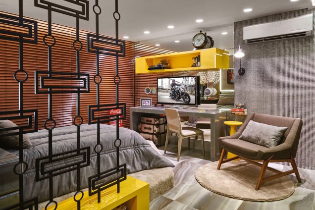 Quarto do Rapaz, Ana Paula Munhoz e Gabriella Saback- CASACOR Goiás 2015 Quarto do Rapaz, Ana Paula Munhoz e Gabriella Saback- CASACOR Goiás 2015