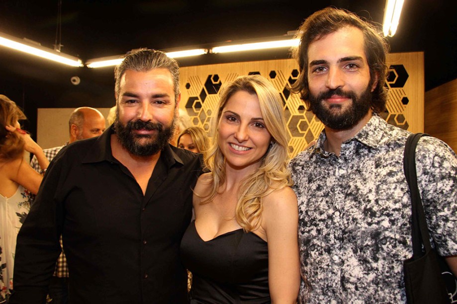 Marco Aurélio Neri, Francine Ferrari e Bruno Simões.