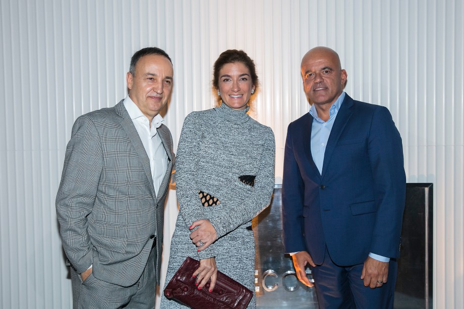 Rogério Longone, Marina Linhares e Edson Gaidzinski