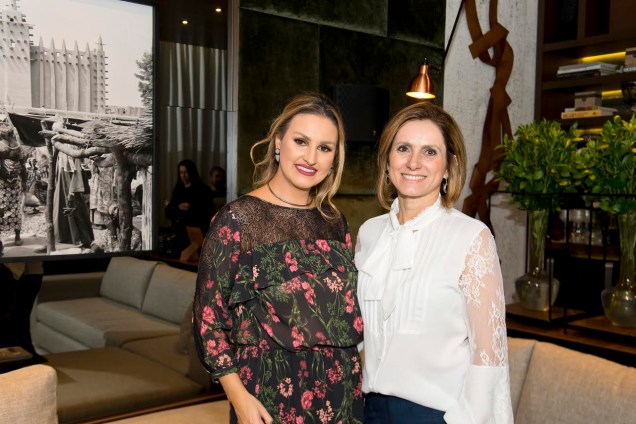 Samara Barbosa, que assina o espaço Home Theater, e a artista plástica Marilene Ropelato Samara Barbosa, que assina o espaço Home Theater, e a artista plástica Marilene Ropelato