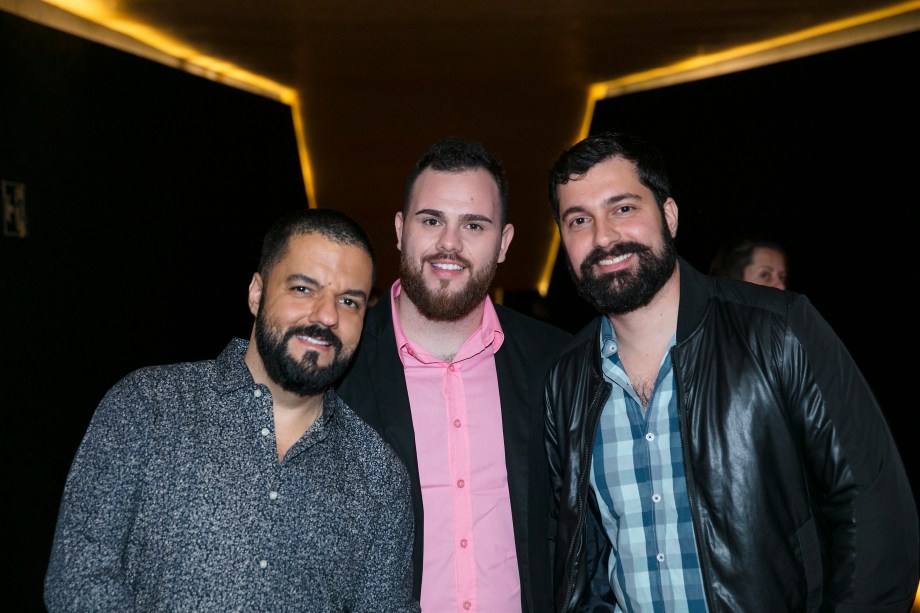 Leandro Lazarini, Fabricio Prella e Eduardo José Inácio