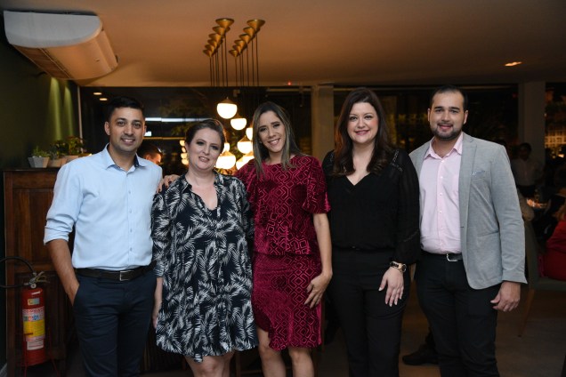 Hercules Badain, Michelle Ferreira, Bruna Stecca, Viviani Zorzeti e Baltasar Domingues Hercules Badain, Michelle Ferreira, Bruna Stecca, Viviani Zorzeti e Baltasar Domingues