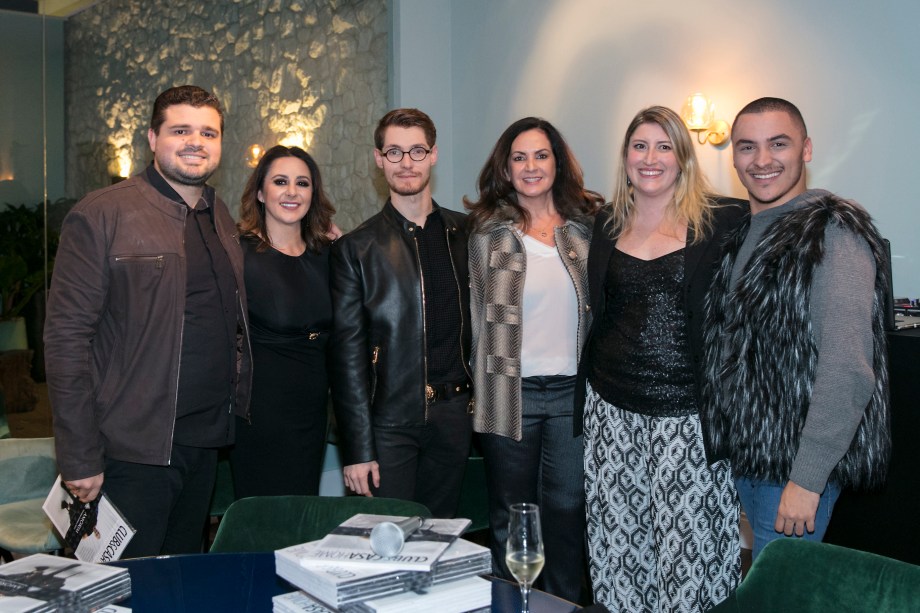 Thiago Sodré, Patrízia Genovese, Gui Longo, Alice Amorim, Daniela Espinelli e Matheus Luiz