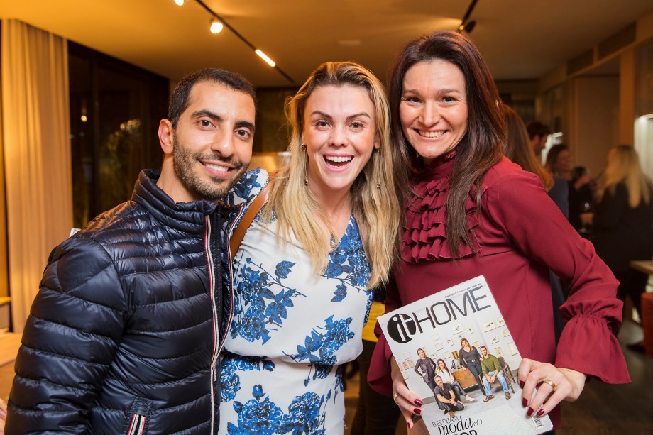 Maurício Karam, Érica Salguero e Patricia Pasquini