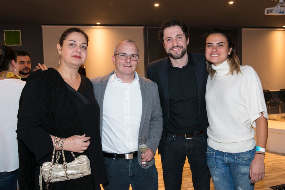 Patricia Marra, André Carvalho, Renato Guiderolli e Rubia Chedid