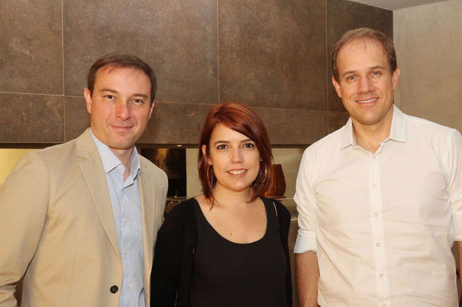 Sérgio Peres, Laura Oliveira e Gustavo Assunção