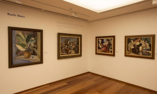 <span>Uma das salas expositivas, no segundo piso do casarão, que foi remodelado e não tem mais a decoração original.</span><span></span> <span>Uma das salas expositivas, no segundo piso do casarão, que foi remodelado e não tem mais a decoração original.</span><span></span>