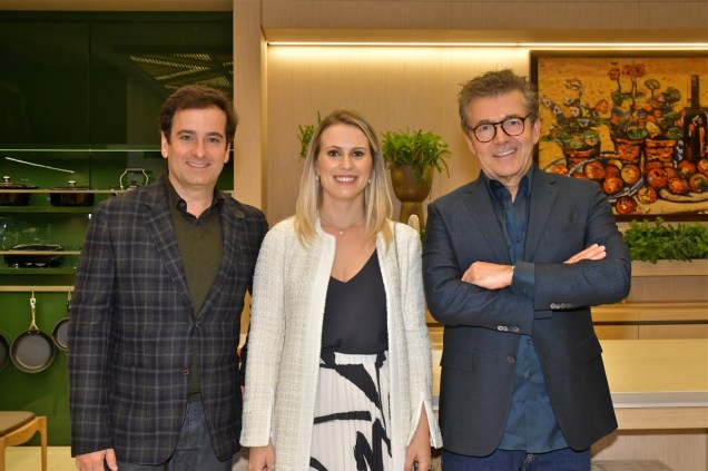 Ricardo Minelli, Rafaela Stedile e Roberto Migotto Ricardo Minelli, Rafaela Stedile e Roberto Migotto