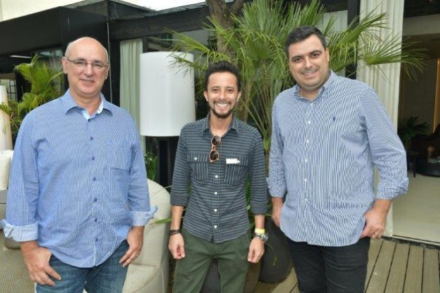 Marcos Gali, Rafael Okubara e Felipe Forato Marcos Gali, Rafael Okubara e Felipe Forato