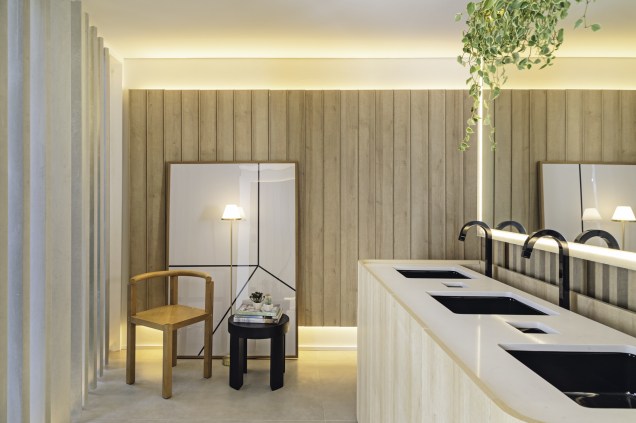 <strong>Cozinha e Banheiro:</strong> GDL Arquitetura – Recinto do Bosque <strong>Cozinha e Banheiro:</strong> GDL Arquitetura – Recinto do Bosque