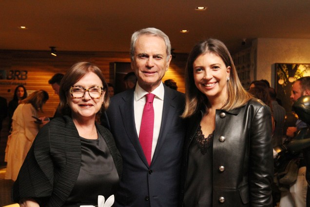 Cláudia Pereira, Paulo Octávio e Anna Christina Kubitscheck Cláudia Pereira, Paulo Octávio e Anna Christina Kubitscheck