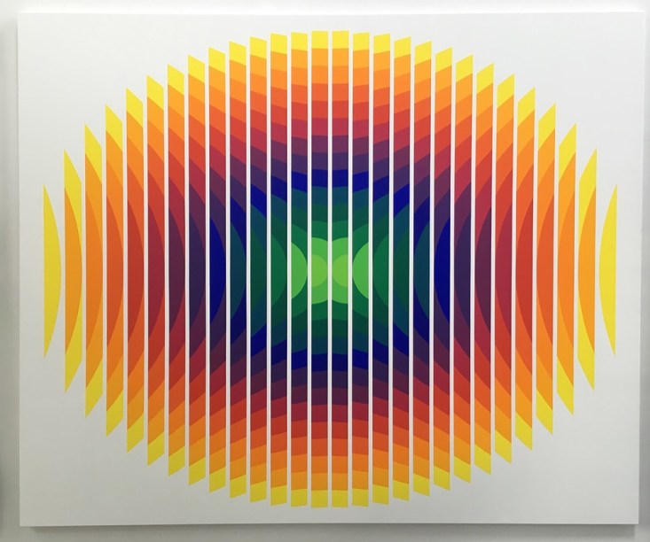 Panorama - Obra de Julio Le Parc - Série 14 - 2 Ovale fractionné na Galeria Nara Roesler.