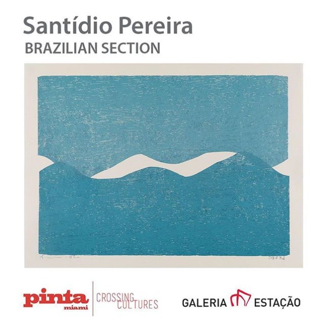 Exposição Santídio Pereira da Galeria Estação na Pinta Miami Art Fait. Exposição Santídio Pereira da Galeria Estação na Pinta Miami Art Fait.