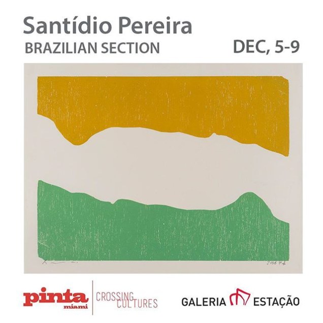 Exposição Santídio Pereira da Galeria Estação na Pinta Miami Art Fait. Exposição Santídio Pereira da Galeria Estação na Pinta Miami Art Fait.
