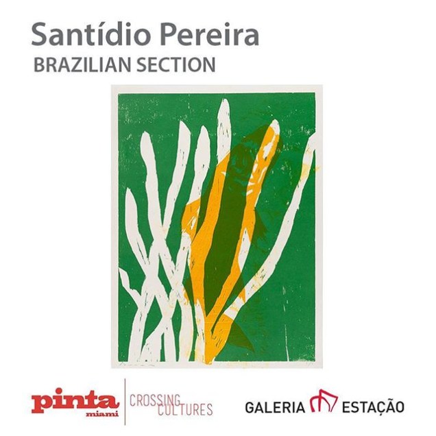 Exposição Santídio Pereira da Galeria Estação na Pinta Miami Art Fait. Exposição Santídio Pereira da Galeria Estação na Pinta Miami Art Fait.