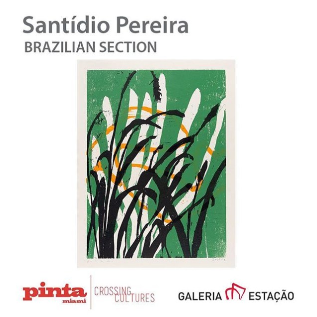 Exposição Santídio Pereira da Galeria Estação na Pinta Miami Art Fait. Exposição Santídio Pereira da Galeria Estação na Pinta Miami Art Fait.