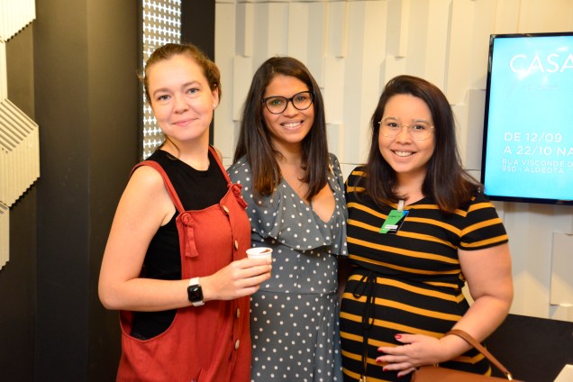 Carol Timbó, Anelisa Bluhm e Mirna Albuquerque Carol Timbó, Anelisa Bluhm e Mirna Albuquerque