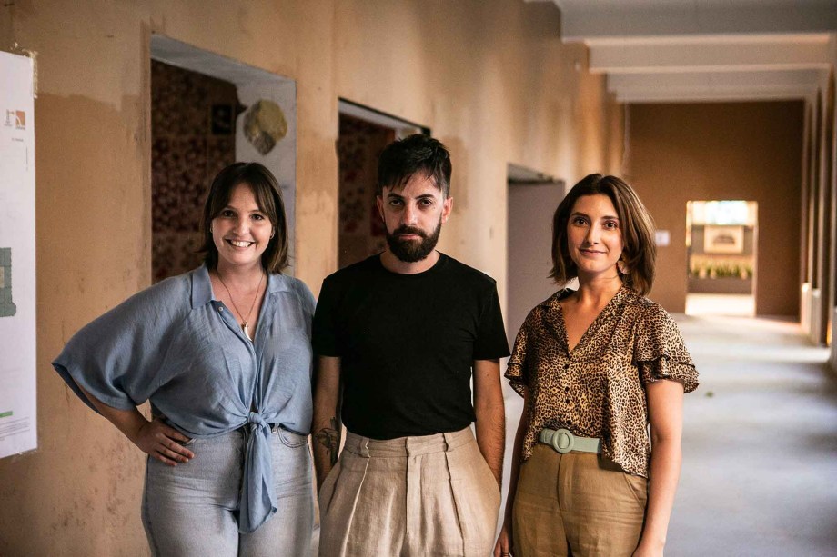 Jéssica Muller, Juarez Cruz e Gabriella Badaraco.