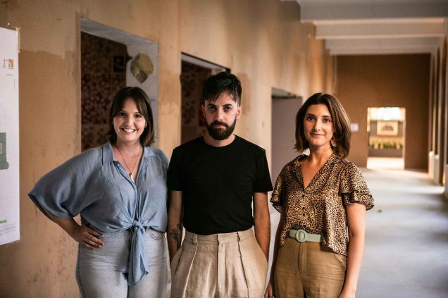 Jéssica Muller, Juarez Cruz e Gabriella Badaraco. Jéssica Muller, Juarez Cruz e Gabriella Badaraco.