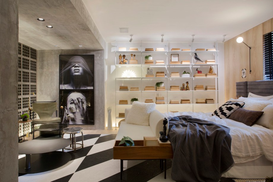 CASACOR Rio de Janeiro 2018. Cafofo Studio Ro+Ca - em parceria com a Leroy-Merlin, o Studio ro+ca embarcou no conceito do high-low – a mistura de peças de presença com itens acessíveis.