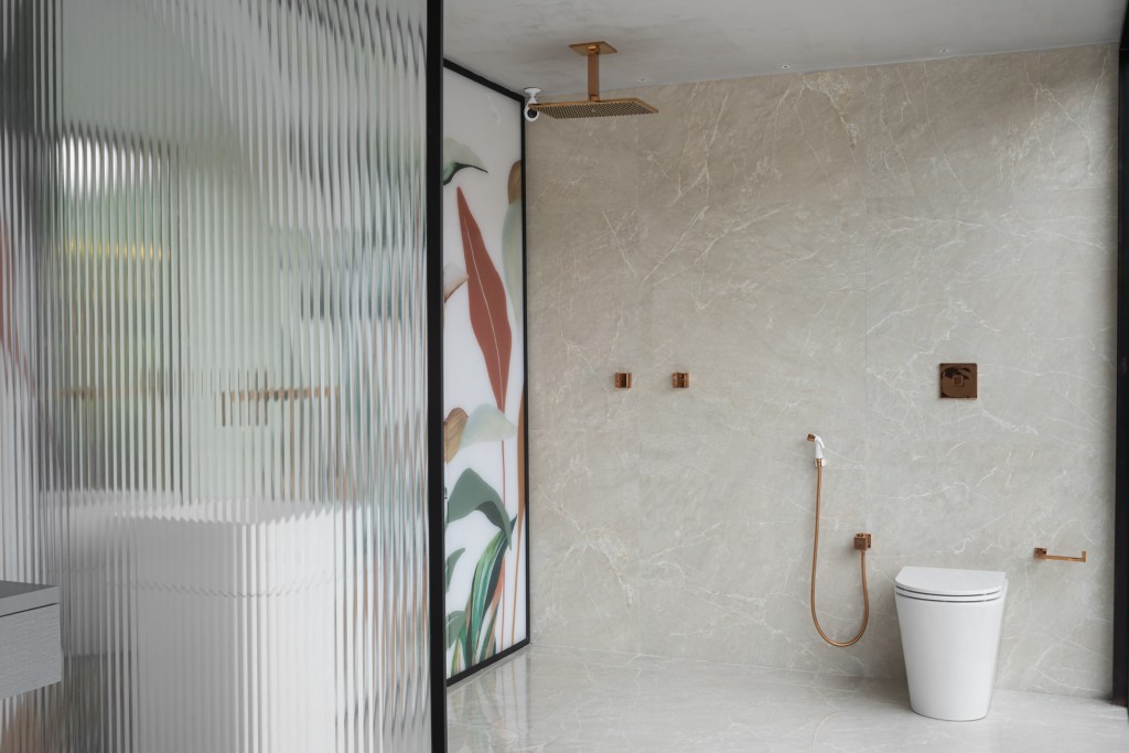 Sala de Banho do ambiente de Renata Tristão para o Janelas CASACOR Espírito Santo