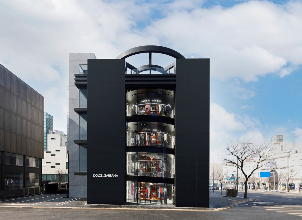 Dolce_Gabbana_Seoul_Boutique_Jean_Nouvel_SEASONAL_(1) Loja Dolce & Cabbana na Coreia do Sul. Projetada por Jean Nouvel