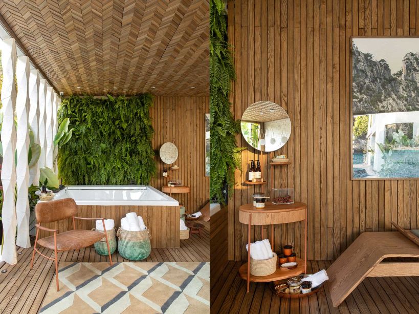 SPA Urbano SPA Urbano decoração de banheiros amplos