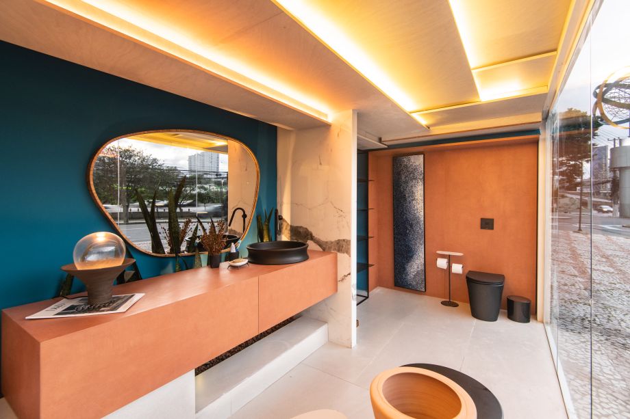 Sala de Banho do Ceramista, por Marcelo Diniz e Mateus Finzetto para o Janelas CASACOR Sao Paulo Sala de Banho do Ceramista, por Marcelo Diniz e Mateus Finzetto para o Janelas CASACOR Sao Paulo