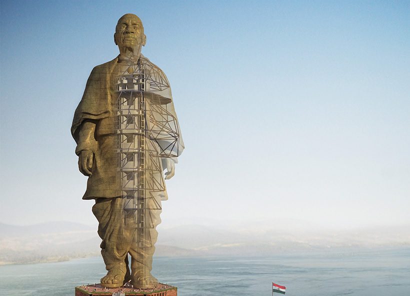 estatua da unidade india maior estatua do mundo