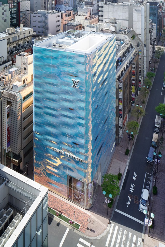 louis-vuitton-ginza-namiki-tokyo-store-01 louis vuitton nova loja toquio arquitetura construção japão