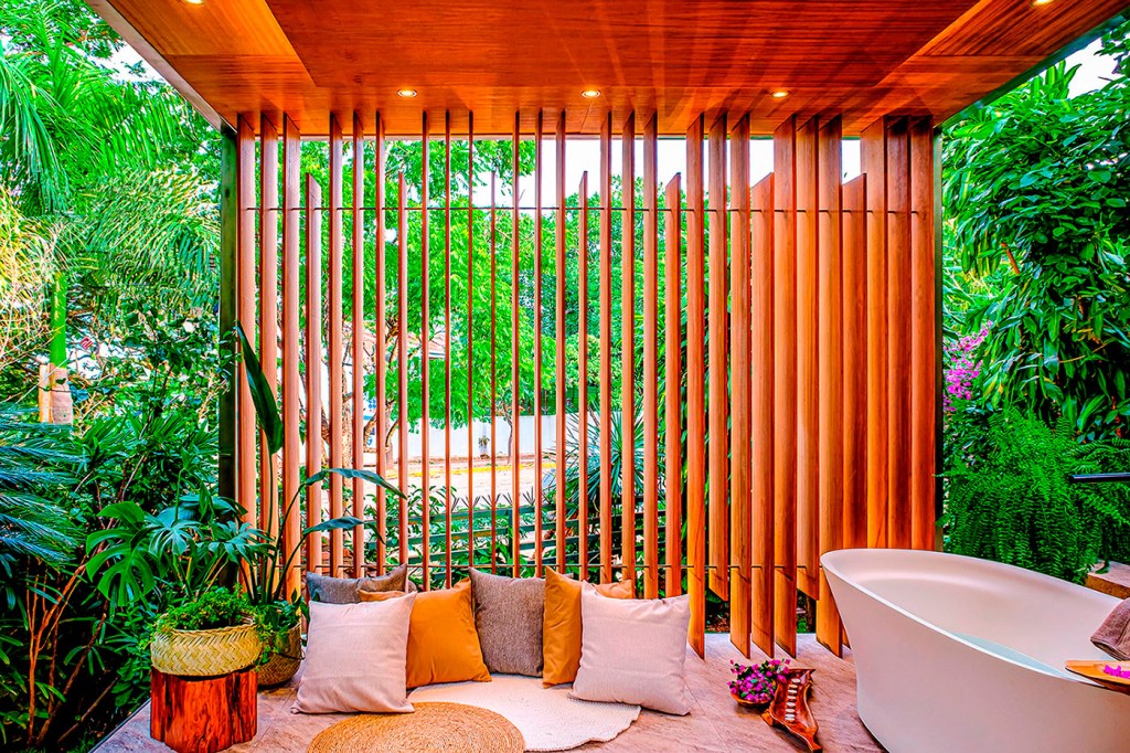 Jardín Oasis Tropical – Nataly Dorado e Noelia Dorado casacor bolivia decor decoração arquitetura 2021 mostras jardim jardín oasis tropical nataly dorado noelia