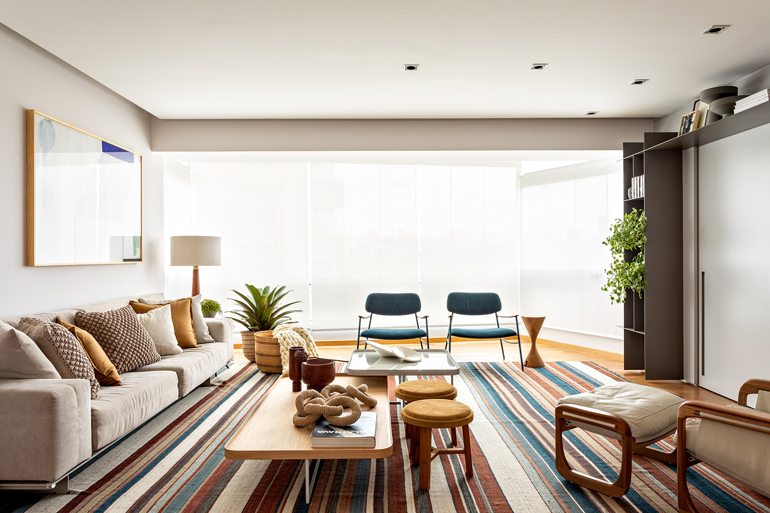 sala decora&ccedil;&atilde;o estar tres arquitetura decor design marcenaria apartamento