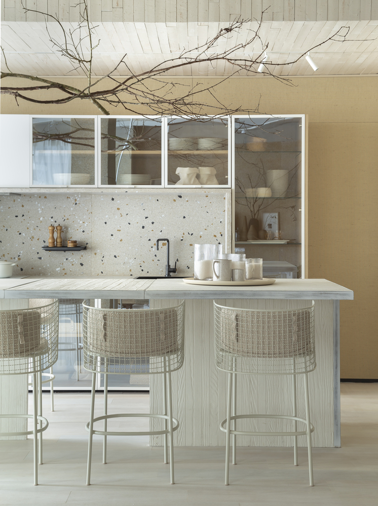loft pra perto do mar juliana pippi casacor santa catarina florianopolis 2019 foto mariana boro granilite cozinha com ilha
