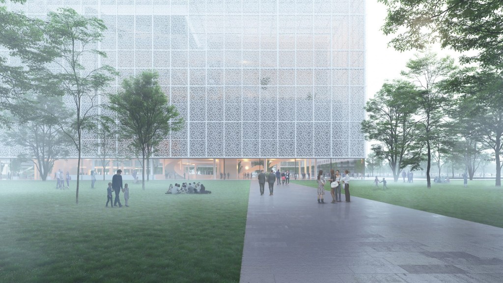 Centro-de-Exposições-Reforma-e-Abertura-Shenzhen-sou-fujimoto-4 sou fujimoto Centro de Exposições de Reforma e Abertura de Shenzhen China arquitetura fachada