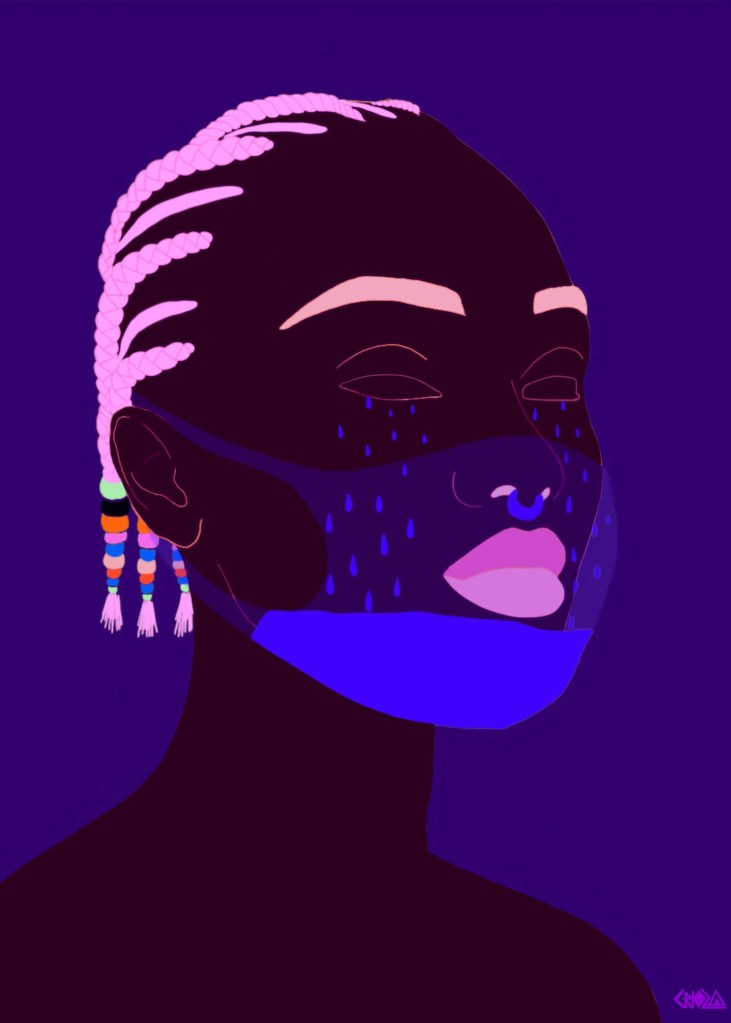 CRIOLA_14_SUNKUN-OMI-AYÉ artista; criola; exposição; mulheres negras; cores; pinturas