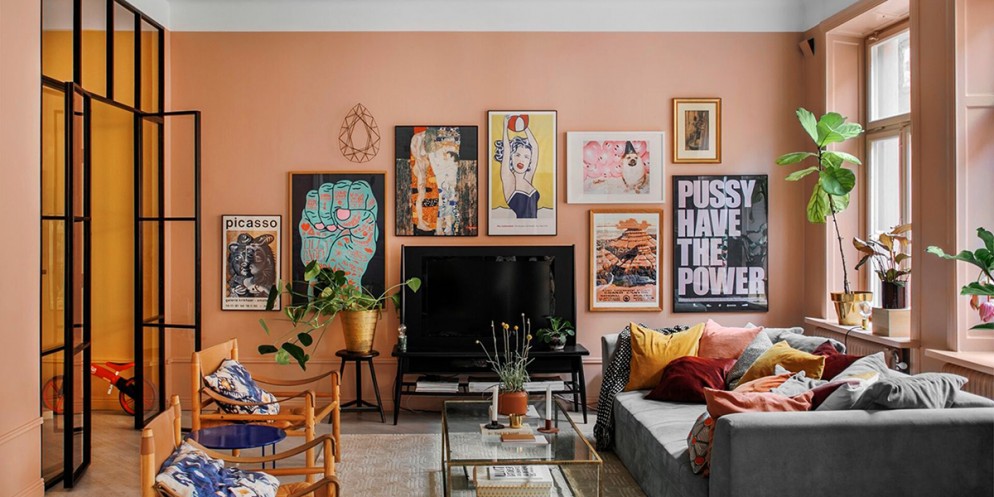 cor pessego 1 decoração; cor pêssego; inspirações; arquitetura; sala de estar; sala de jantar; cozinha; casa; apartamento