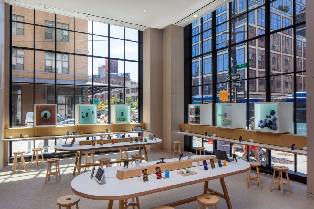 google 7 google store; nova york; eco-design; sustentabilidade
