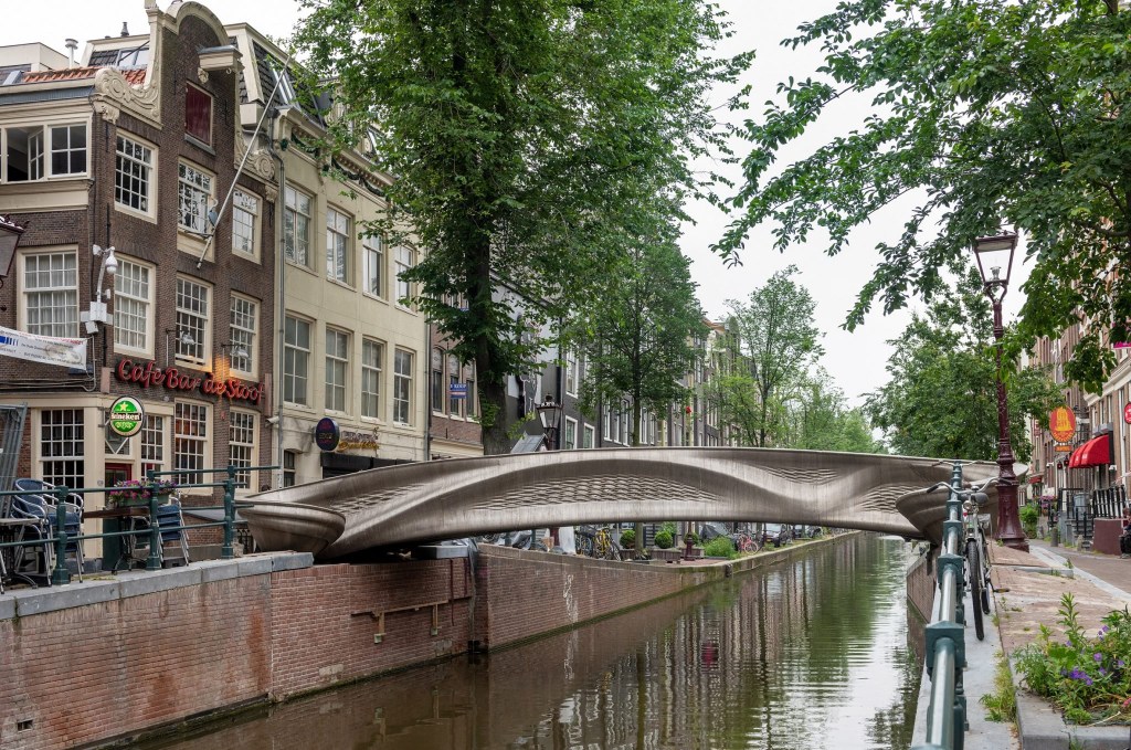 ponte-amsterdam-3d 2 ponte 3d; amsterdam; engenharia; arquitetura; sustentabilidade