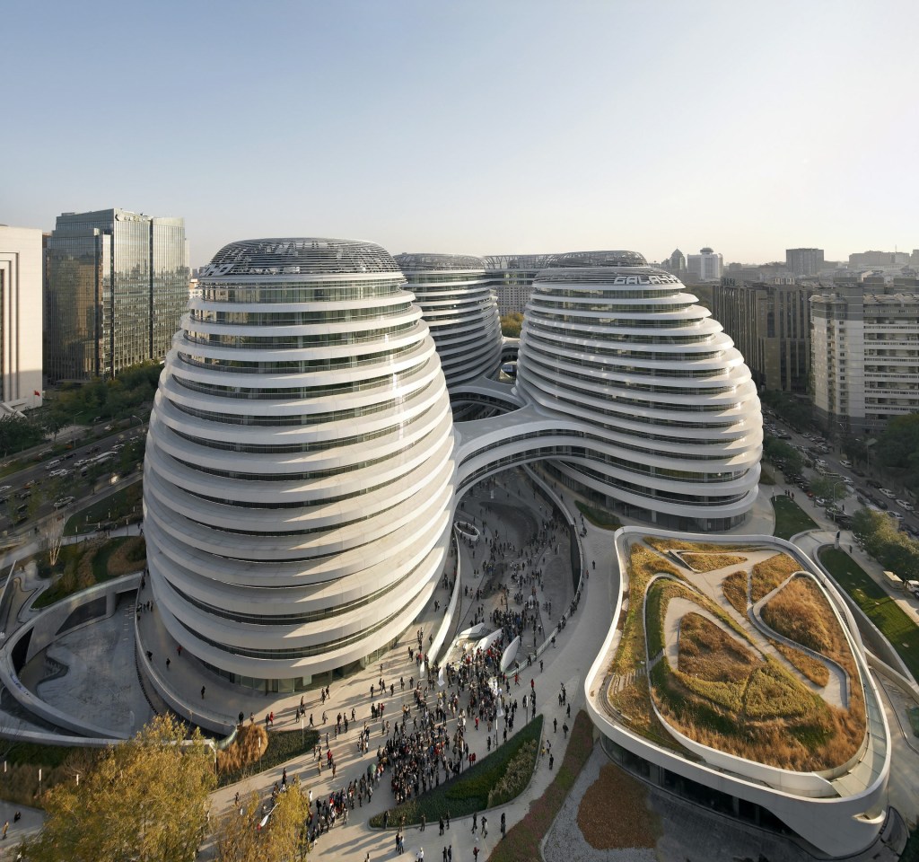 O Galaxy Soho em Pequim, na China.