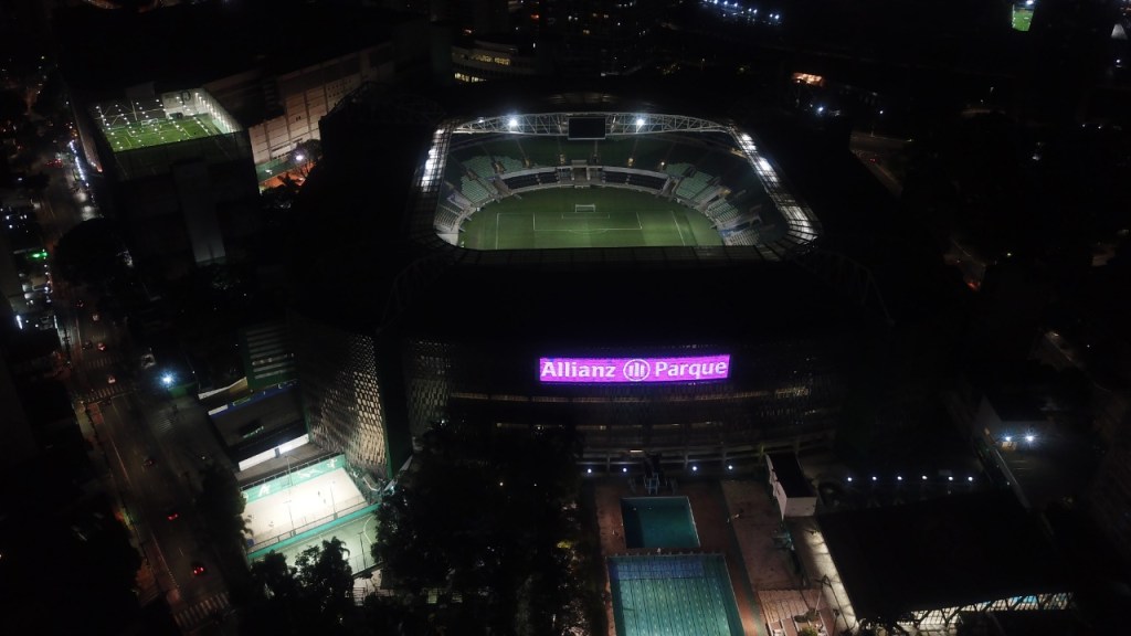 allianz parque crédito Raphael PH Porto allianz parque iluminação fibrose cística são paulo