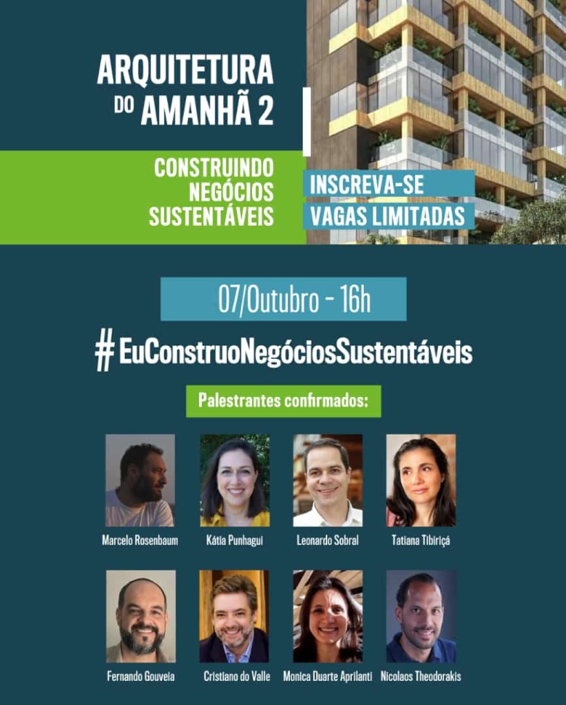 Arquitetura do Amanhã 2_convite evento online imaflora; sustentabilidade; madeira ilegal; arquitetos; designers;