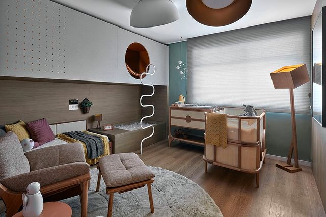 Situar Projetos – Quarto dos Filhos Situar Projetos Quarto dos Filhos CASACOR Minas Gerais 2021 berço criança mezanino decor