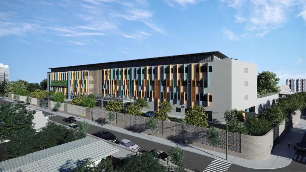 amb_fachada_nova_rgb campus escolar sustentável; miguel pinto guimarães; sustentabilidade; arquitetura bioclimática;