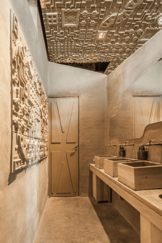 Restaurante em Guadalajara tem teto idêntico a sítio arqueológico