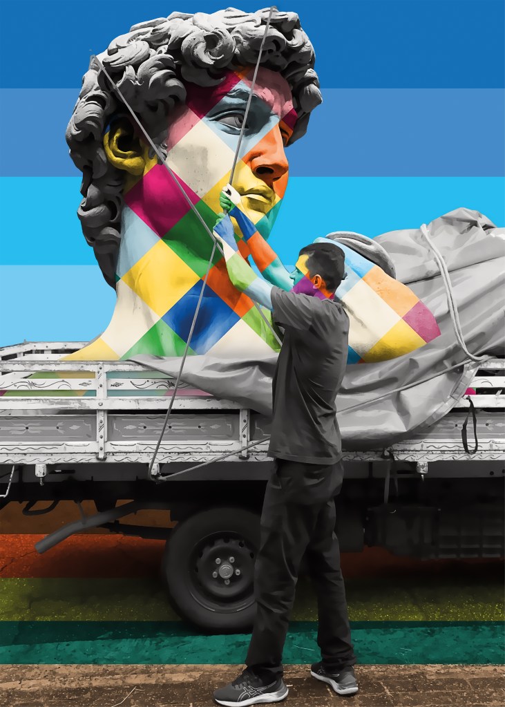Caminhoneiro-Filtro Exposição Eduardo Kobra