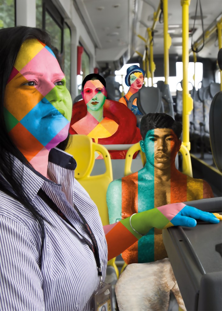 Cobrado de Onibus Exposição Eduardo Kobra