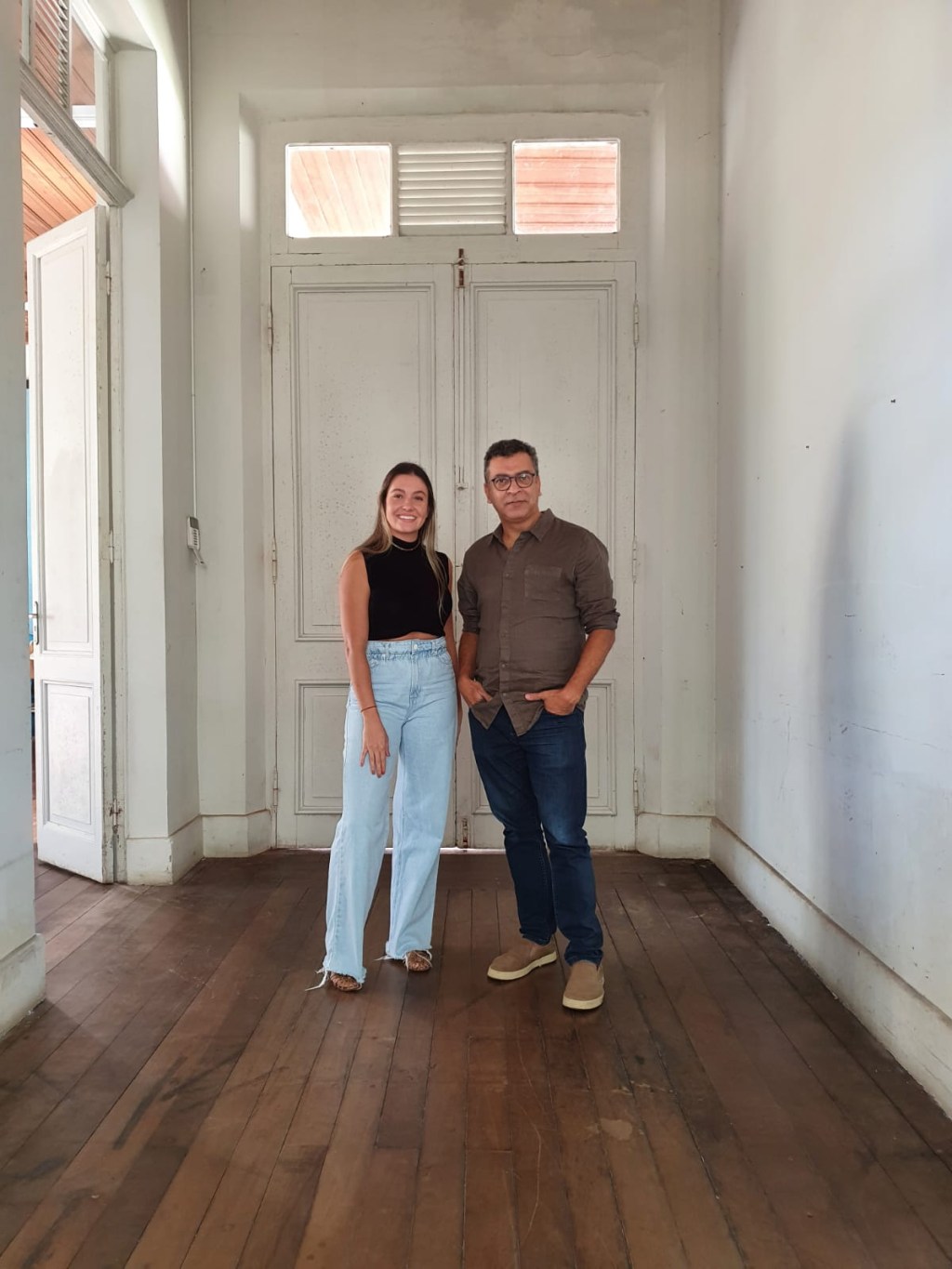 Pedro Ariel e Mariana Souza. Reunião operacional CASACOR SC Florianópolis 2022