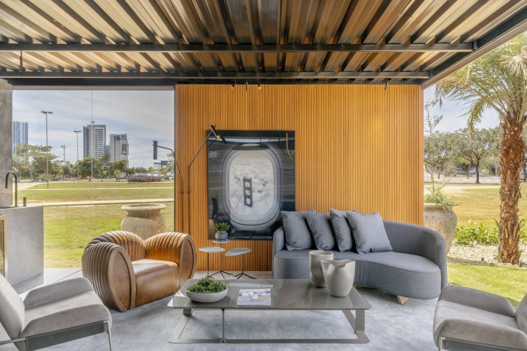 Brava Arquitetura - Lounge Fieto. Janelas CASACOR Tocantins 2022. Brava Arquitetura - Lounge Fieto. Janelas CASACOR Tocantins 2022.