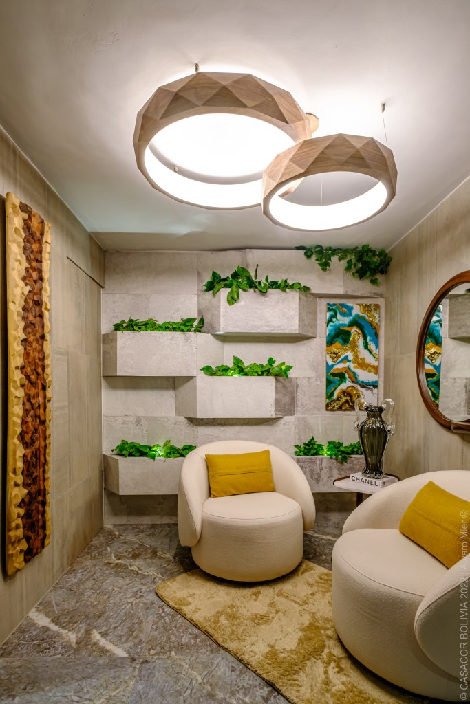 Baño Amazónico, por Adriana Cirbian e Natalia Urenda- CASACOR Bolívia 2022 Baño Amazónico, por Adriana Cirbian e Natalia Urenda- CASACOR Bolívia 2022