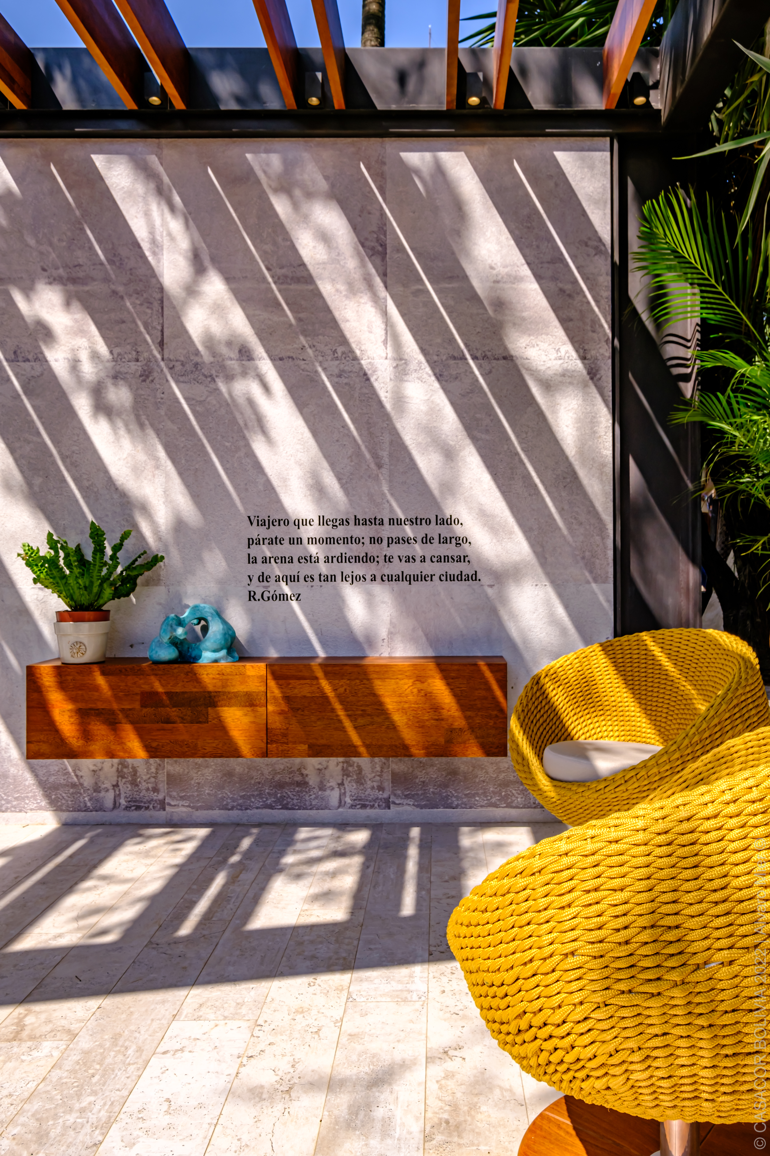 Fraterno - Maria Eugenia Mercado e Rodrigo Jiménez. Ambiente da CASACOR Bol&iacute;via 2022.